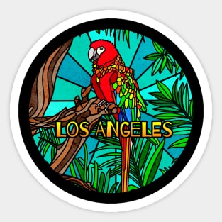 Los Angeles - Wild Parrot Sticker